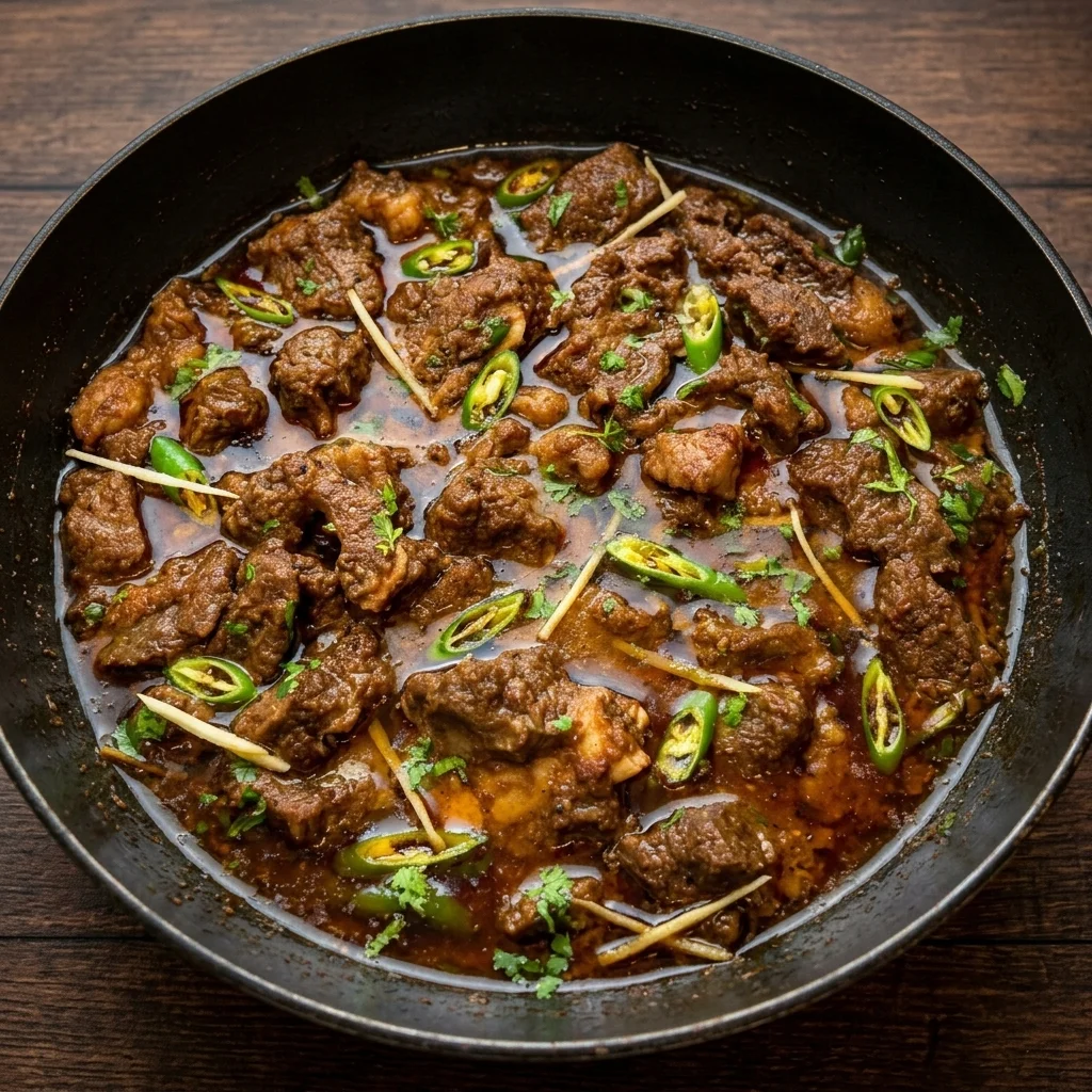 Karahi and curry dishes at Shinwari Flame near Cooksville, Mississauga