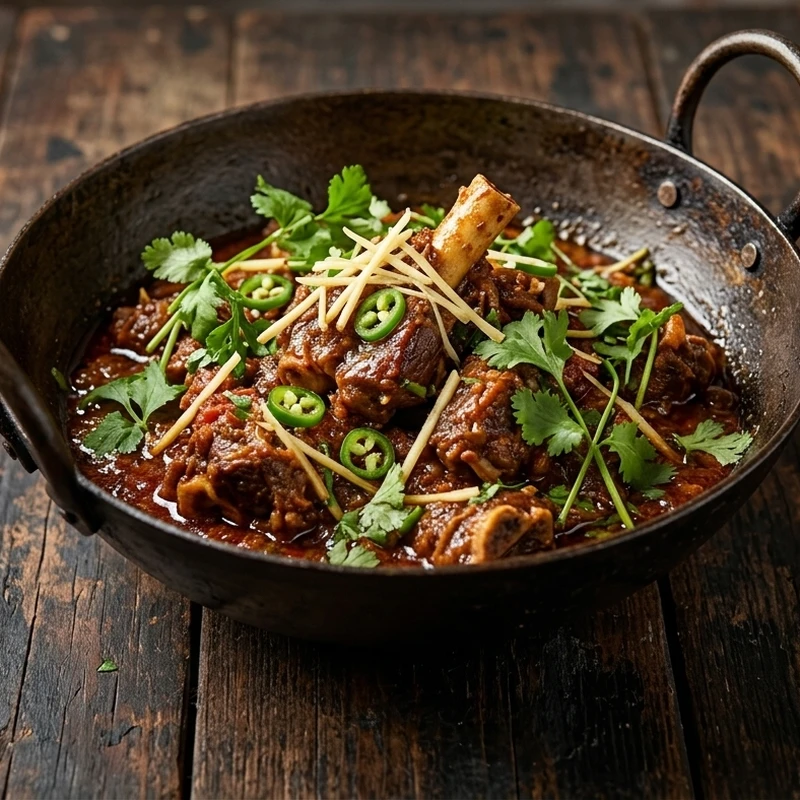 Karahi specialties served at Shinwari Flame, Mississauga